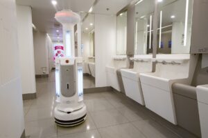 <div>Clean me up, Scotty : l'aéroport de Hong Kong lance des robots de nettoyage et une cabine de désinfection pour lutter contre le COVID-19</div>