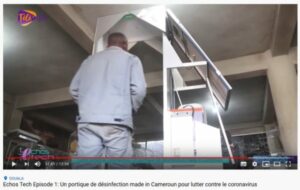 Cameroun/Covid-19 : de jeunes ingénieurs créent des portiques de désinfection