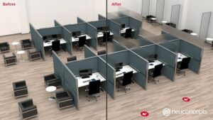 Concepts des bureaux post-pandémie