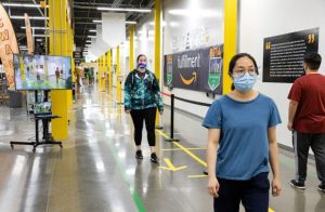 Amazon Australia libère la technologie de distanciation sociale dans les entrepôts