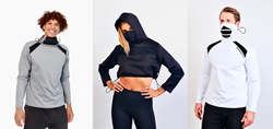NewBreath dévoile des hauts de vêtements de sport avec masques intégrés pour un lancement national